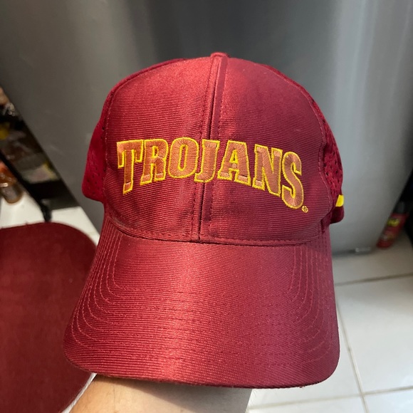Vintage VTG USC Trojans Satin Nike 1990’s Hat Cap Rare